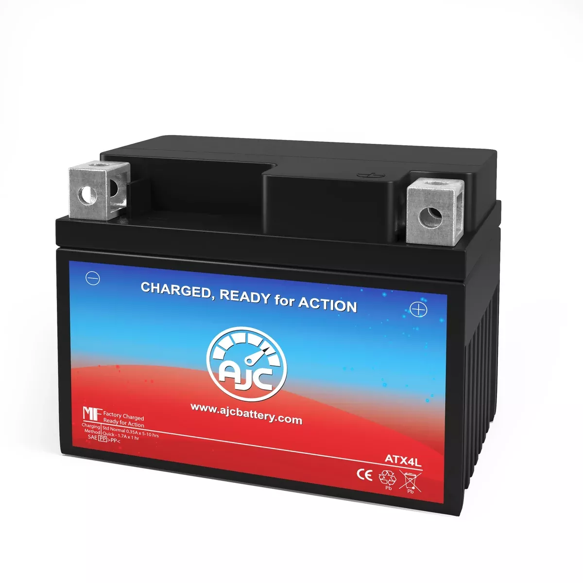 AJC Battery Compatible with Yamaha CY50 Riva Jog 50CC Scooter and Moped Battery (1992-2001)