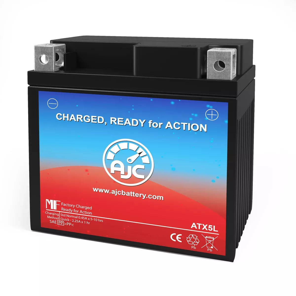 AJC Battery Compatible with Yamaha XF50W (C3) 50CC Scooter and Moped Battery (2007-2013)