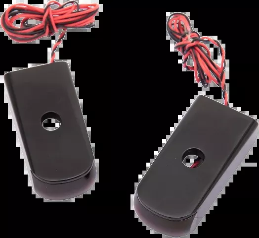 Alloy Art Black Red LED Rear Fender Strut Marker light Kit 2018-2020 Harley FXBB