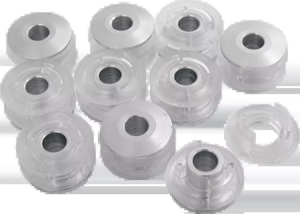 ALLOY ART Tank Mounting Bushings and Inserts - Poly/Aluminum - 10-Pack - GT-T3
