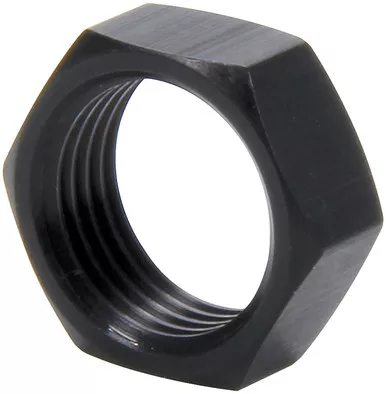 Allstar Performance 3/4-16 RH Alum Jam Nuts Thin OD Black 4pk ALL18288