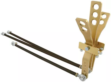 Allstar Performance 3 Lever Shifter Gold ALL54112