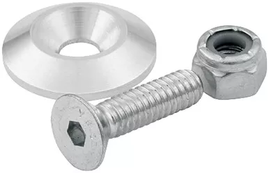Allstar Performance Countersunk Bolts 1/4in w/1.25in Washer 10pk ALL18634