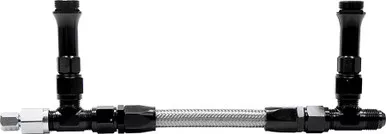 Allstar Performance Fuel Line Kit 9-5/8in Holley Ultra HP Black ALL26165