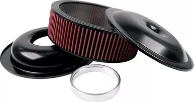 Allstar Performance LW 14in A/C Kit Black 3in Washable Element ALL25921