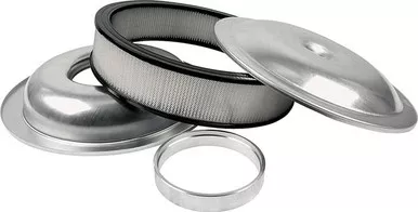Allstar Performance LW 14in A/C Kit Plain 4in Paper Element ALL25914
