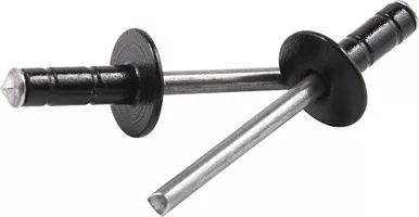 Allstar Performance Med Hd Rivet Black 250pk Multi Grip Alum Mandrel ALL18075
