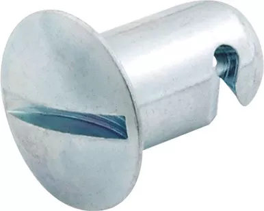 Allstar Performance Oval Hd Fasteners 7/16 .500in 10pk Alum ALL19286