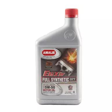 Amalie Elixir Full Synthetic 5w50 Oil 1Qt AMA75716-56
