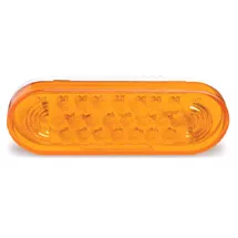 AMBER LED OVAL STROBE