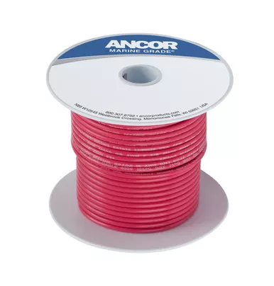 Ancor 112502 Red 6 AWG Battery Cable - 25 Feet