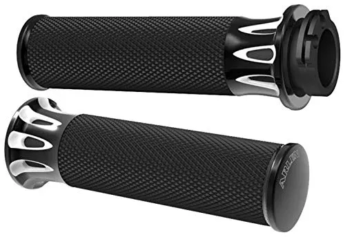 Arlen Ness 07-319 Black Fusion Grip