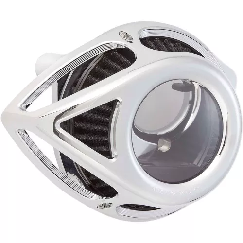 Arlen Ness Clear Tear Air Cleaner for 2008-2017 Harley Twin Cam Electronic Throttle - Black