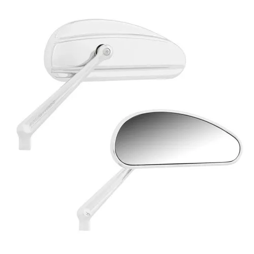 Arlen Ness Downdraft Forged Mirrors for Harley - Chrome
