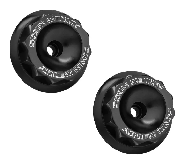 Arlen Ness Fork Nut Covers For Harley Touring 2014-2026