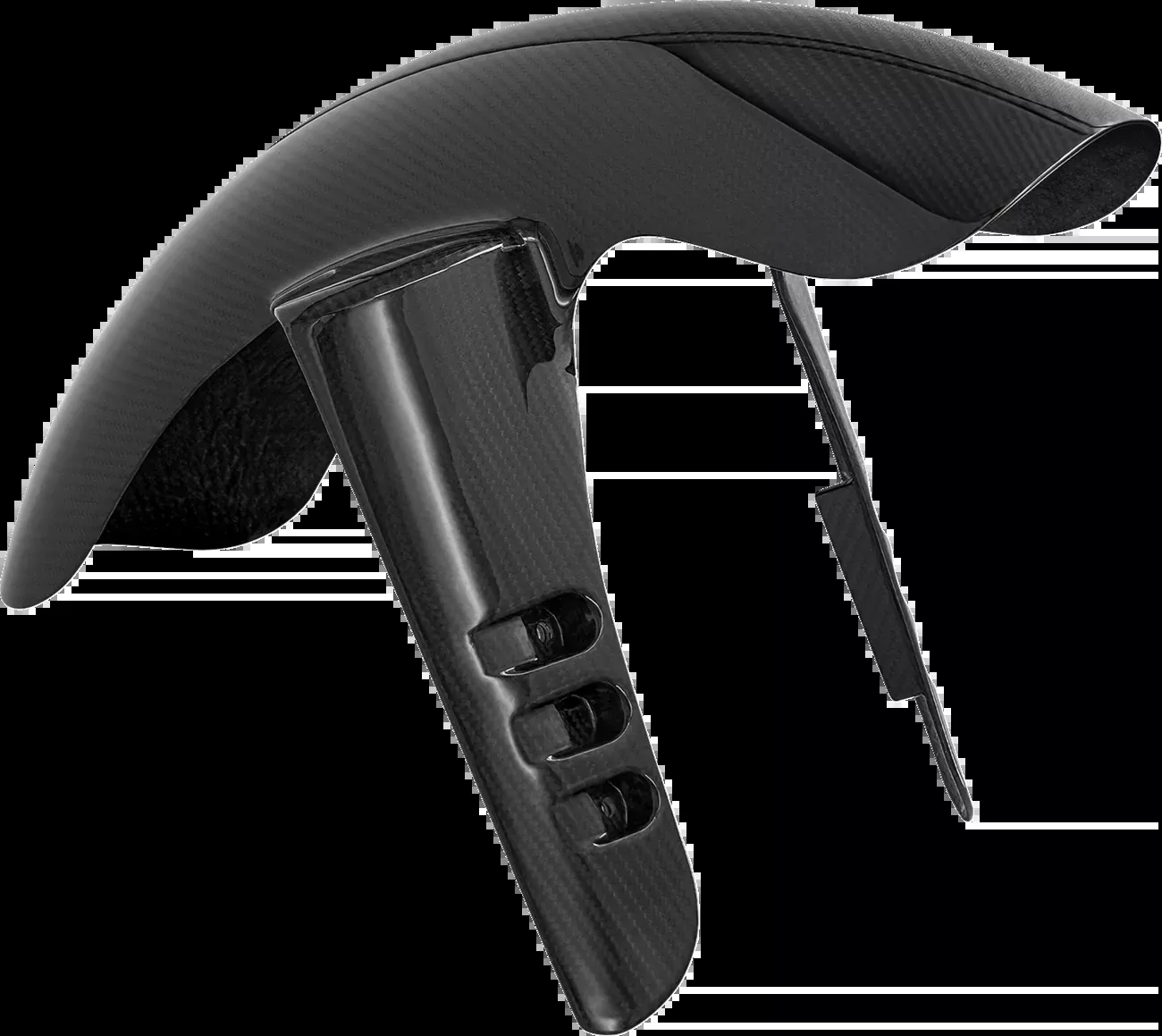 ARLEN NESS Front Fender - Qualifier - 19" - Carbon Fiber - 210-044