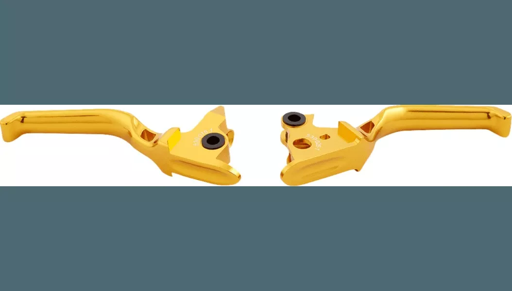 Arlen Ness Method Lever Set for '08-13 Harley Davidson Touring Models - Gold