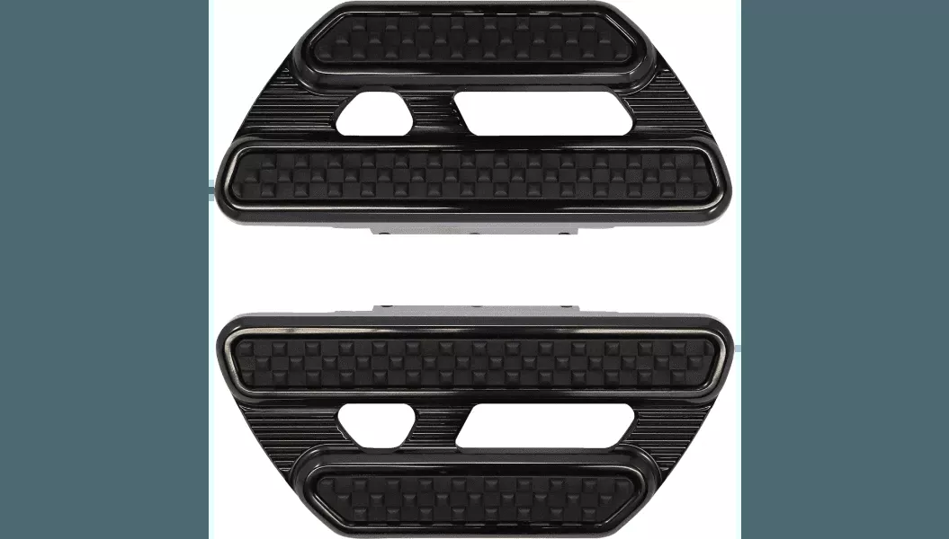 Arlen Ness Method Passenger Floorboards for '80-Up Harley Davison Touring - Black