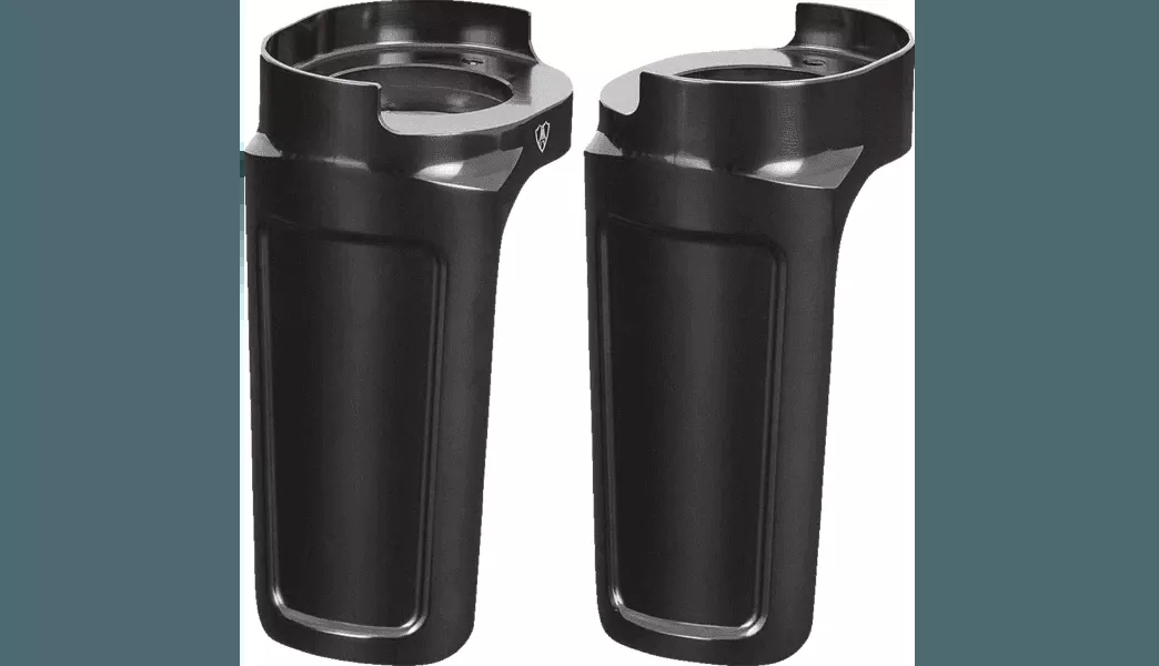 Arlen Ness Method Performance Billet Fork Guards for '14-Up Harley Davidson Touring Models - Black