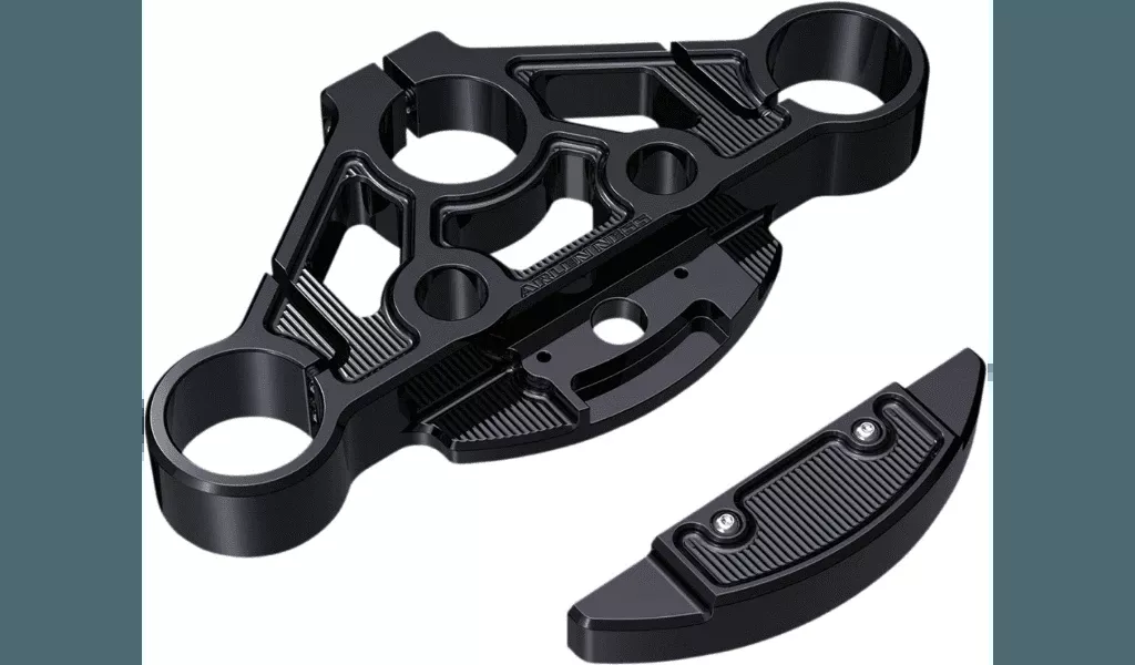 Arlen Ness Method Top Triple Tree for '15-22 Harley Davidson Road Glide Models - Anodized Black