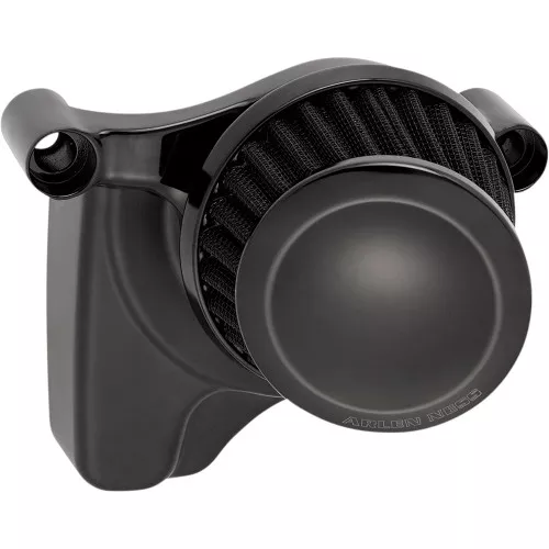 Arlen Ness Mini 22° Air Cleaner for 1999-2017 Harley Twin Cam Cable Throttle - Black
