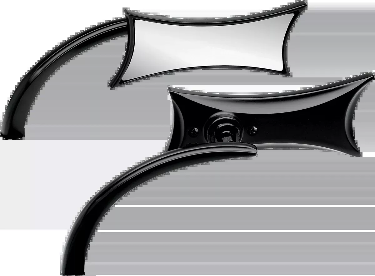 ARLEN NESS Mirror - Micro - Four-Point - Side View - Rectangle - Black - Left - 13-418