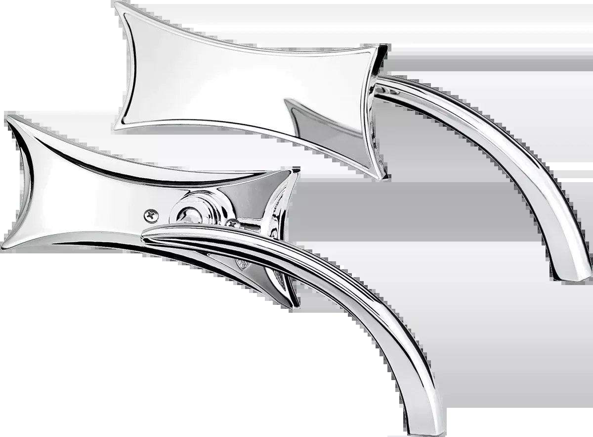 ARLEN NESS Mirror - Micro - Four-Point - Side View - Rectangle - Chrome - Left - 13-416