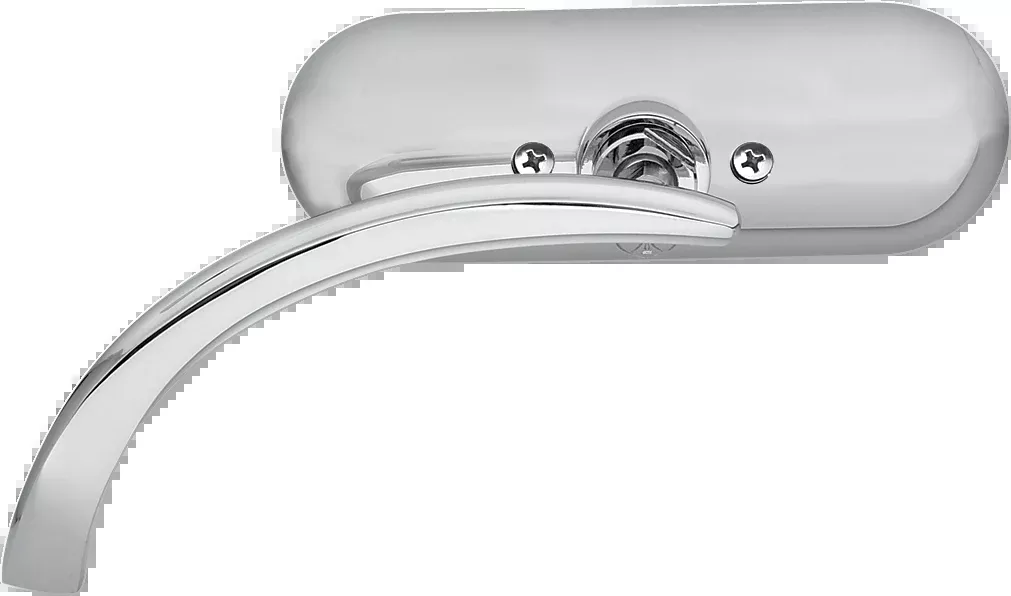 ARLEN NESS Mirror - Micro - Mini - Side View - Oval - Chrome - Left - 13-406