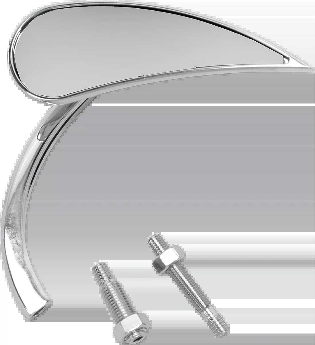 ARLEN NESS Mirror - Micro - Rad 2 - Side View - Teardrop - Chrome - Right - 13-411