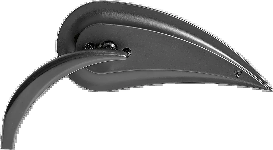 ARLEN NESS Mirror - Rad III - Side View - Teardrop - Black - Left - 13-092