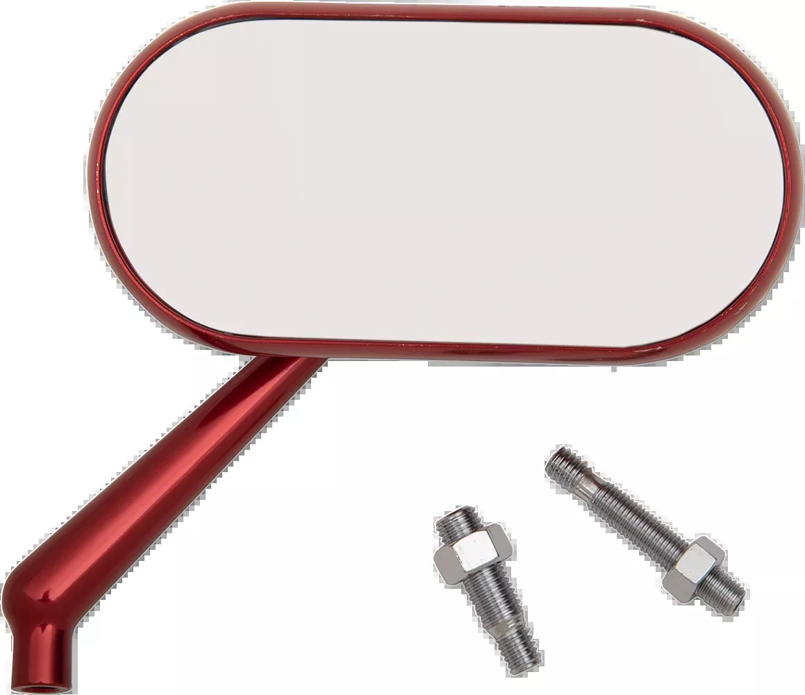 ARLEN NESS Mirror - Side View - Oval - Red - Right - 13-179