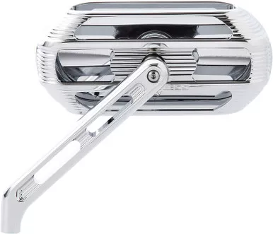 ARLEN NESS Mirror - Sidekick - Side View - Oval - Chrome - Left - 510-001