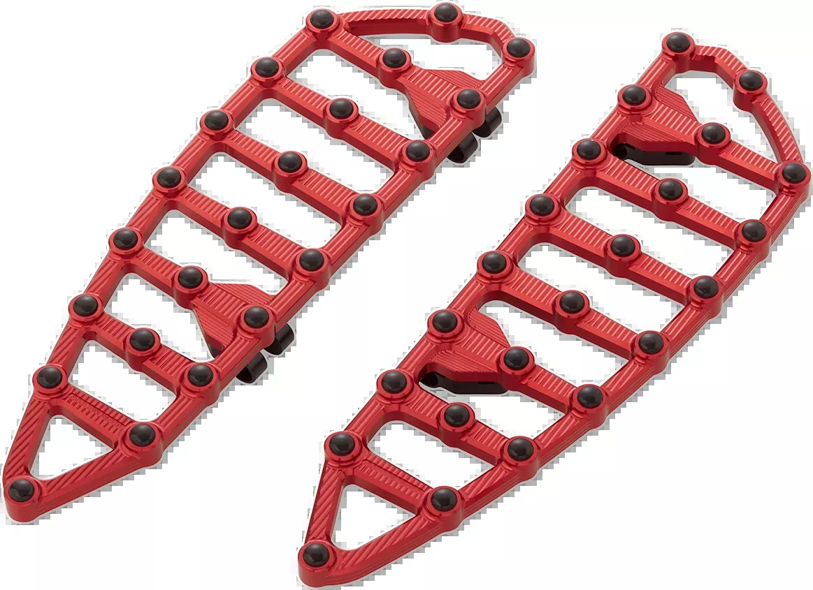 ARLEN NESS MX Driver Floorboards - Red - 06-893