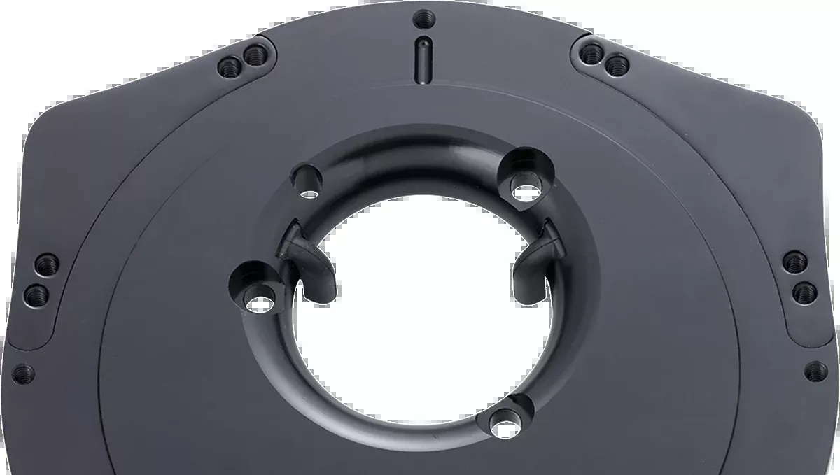 Arlen NESS Replacement Breather Bolt Cover Plate - Inverted/Method/Clear Tear/Sidekick - Right - Black