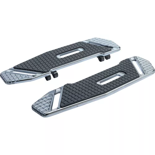 Arlen Ness Speedliner Floorboards for1999-2024 Harley Touring - Chrome