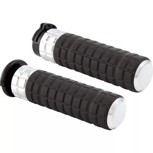 Arlen Ness SpeedLiner Grips for Harley - Chrome