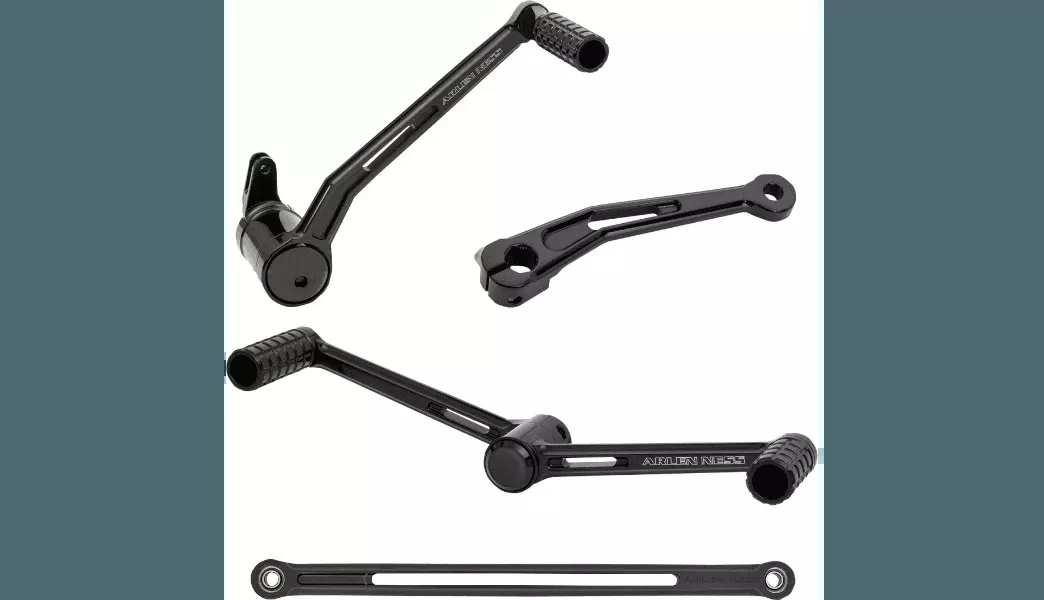 Arlen Ness SpeedLiner Heel/Toe Foot Control Kit for '00-Up Harley Davidson FLT Models - Black