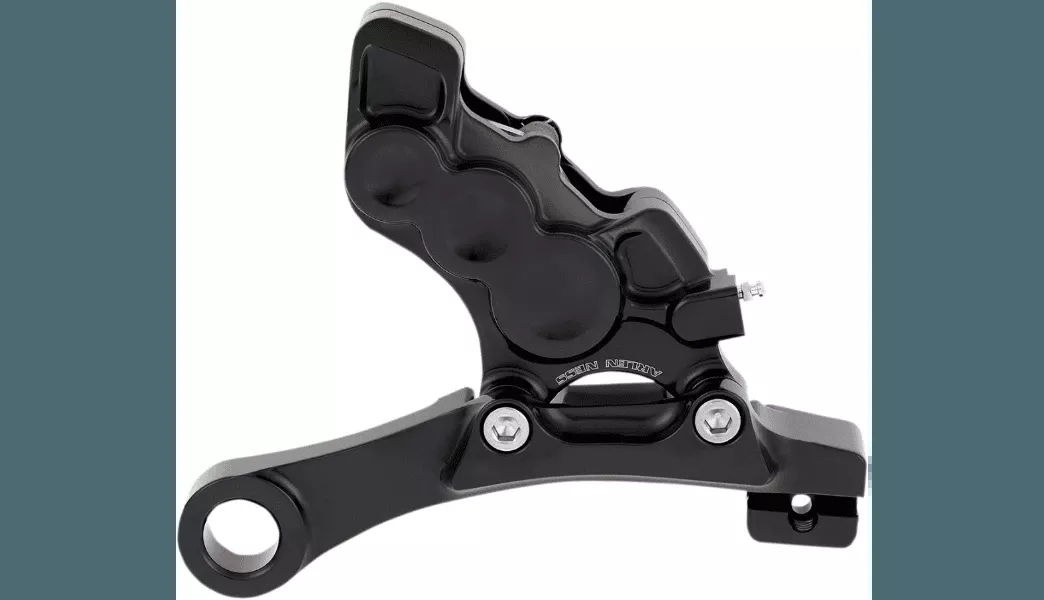 Arlen Ness Tech 6-Piston Rear Caliper for '08-23 Harley Davidson FLH Models 11.8" - Black