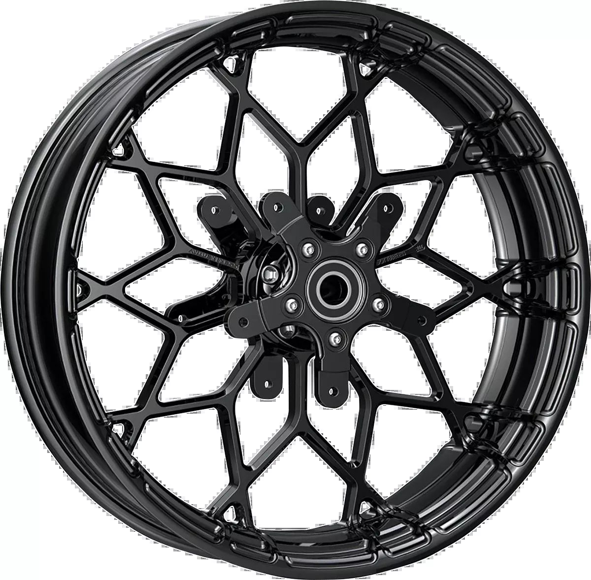 ARLEN NESS Wheel - Fat Factory - Forged - Front/Dual Disc - Black - 18x5.5 - 91-650