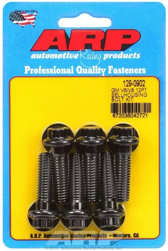 ARP Bellhousing Bolt Kit - 12pt. GM V6/V8 129-0902