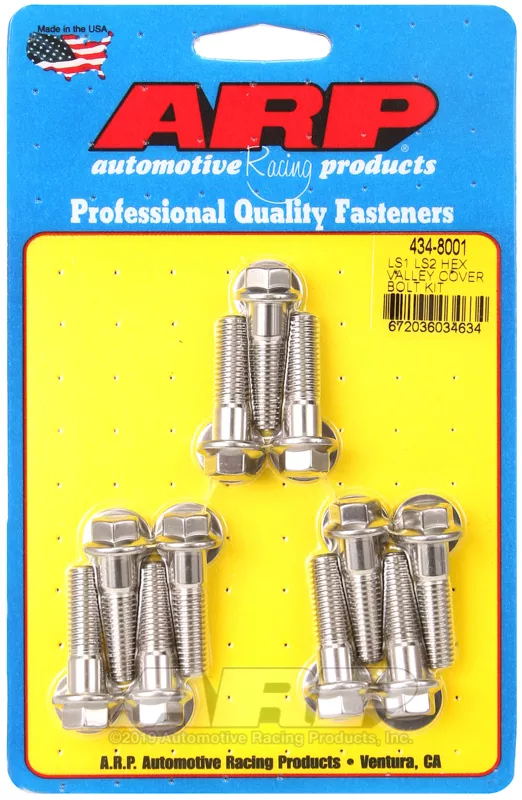 ARP Intake Valley Cover Bolt Kits