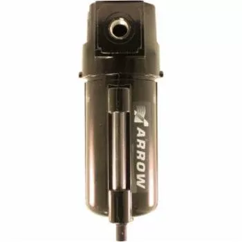 Arrow Pneumatics Ascot 1/2" Air Filter - Metal Bowl with Auto Drain