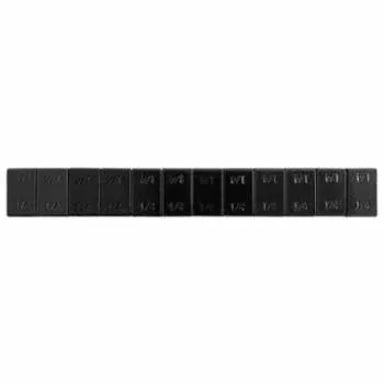 Ascot 484-10101 Black Steel Adhesive Wheel Weight – .25oz 48 – 3oz Strips