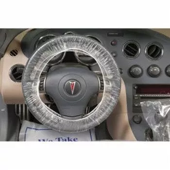 Ascot Slip-N-Grip Disposable Steering Wheel Covers Industrial Grade Universal Box of 500