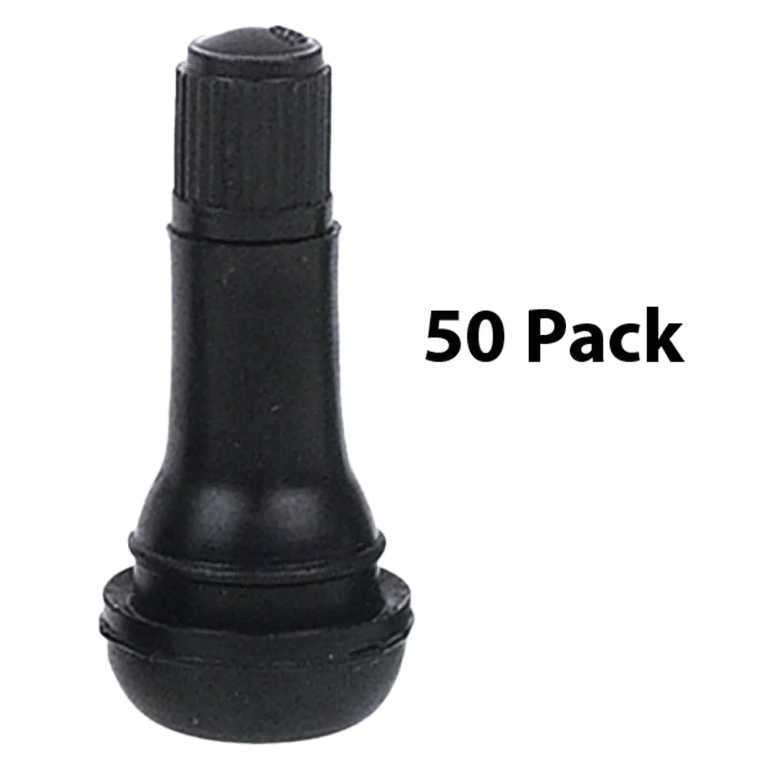 Ascot TR413 1-1/4″ Rubber Snap-in .453 Valve Stem Pack of 50