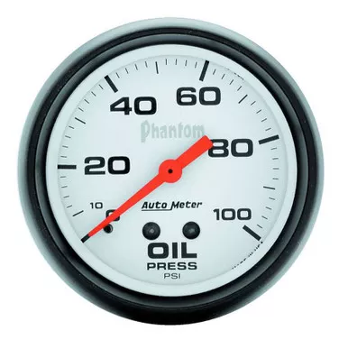 Autometer 2-5/8in Phantom Oil Pressure Gauge 0-100psi 5827