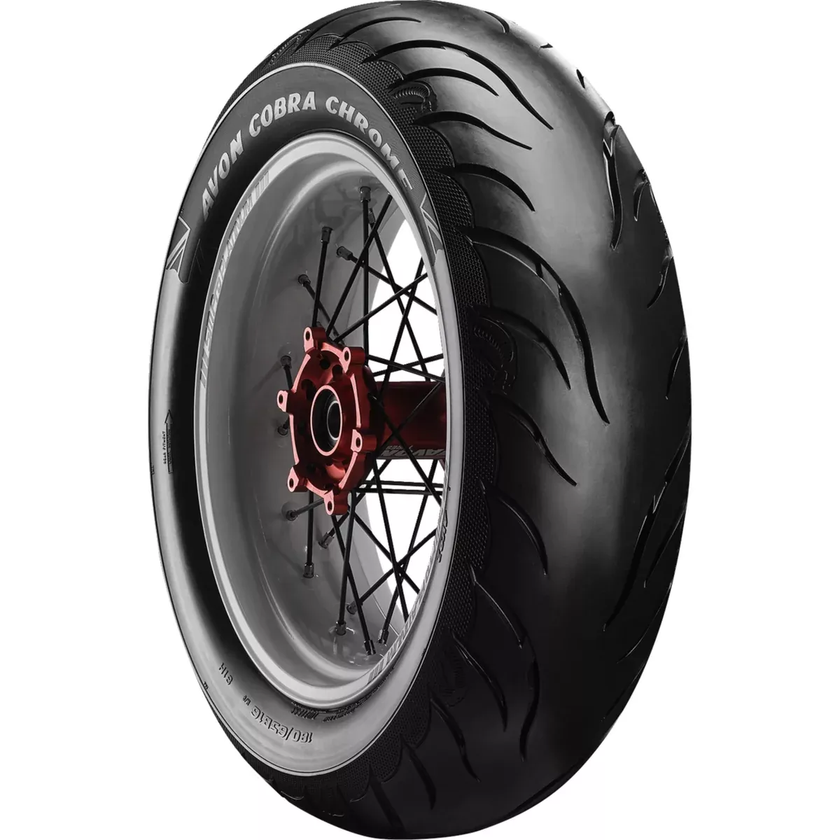 AVON 0306-0653 638174 Cobra Chrome AV92 Reinforced Tire Tire – Cobra Chrome AV92 – Rear – 150/70B18 – 76V