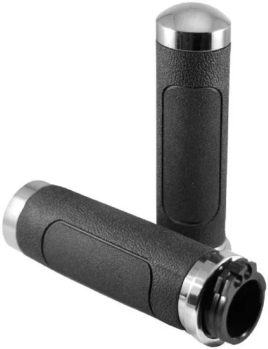Avon Grips VT-62-CH-FLY Chrome Grips for Motorcycle