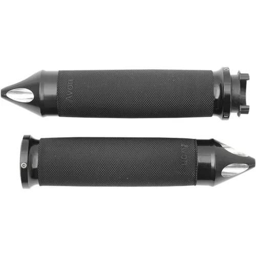 Avon Spike End Touring Black Anodized for 1" Handlebars (MT-CC-86-AN-SPK)
