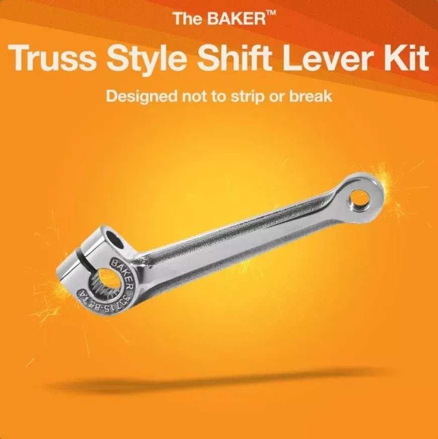 Baker Drivetrain Truss Shift Lever Kit 80-06 Harley Big Twin 5 Speed